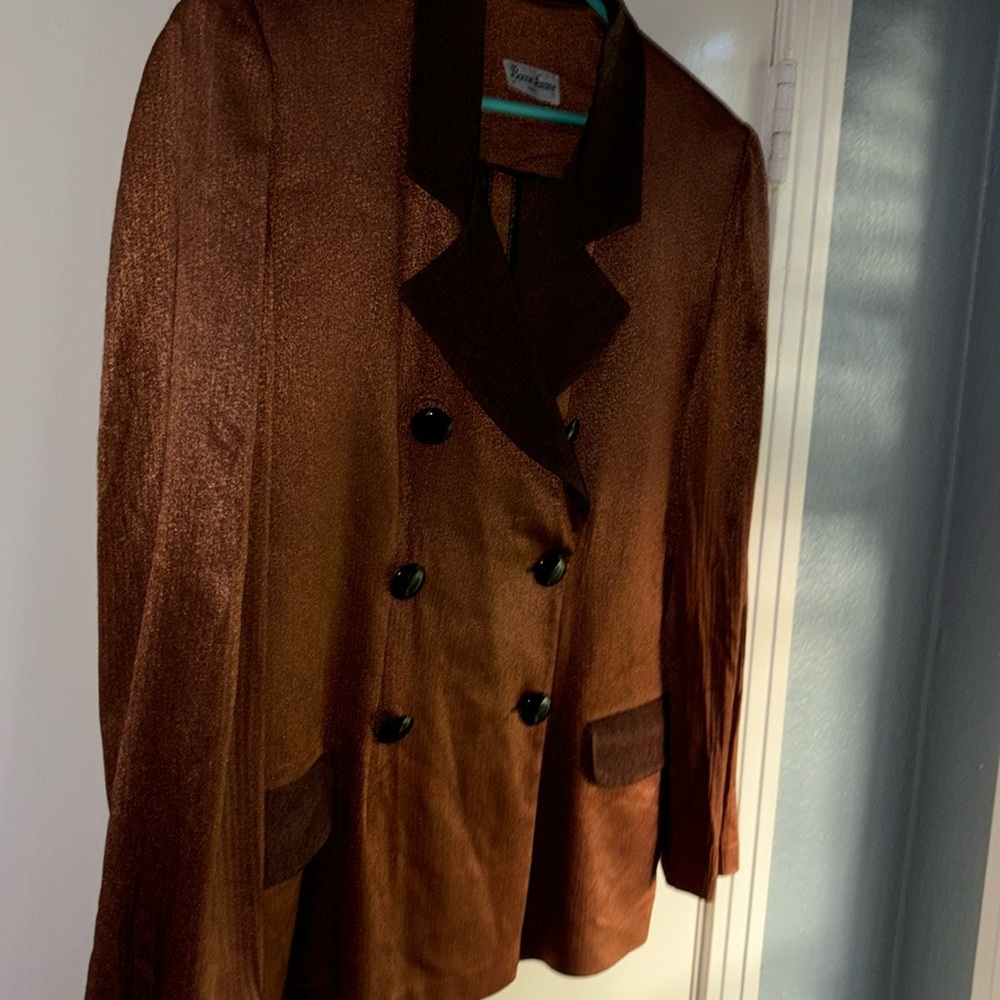 Bonne femme Vibtage blazer MR Paris 11 pockets copper / burnt orange